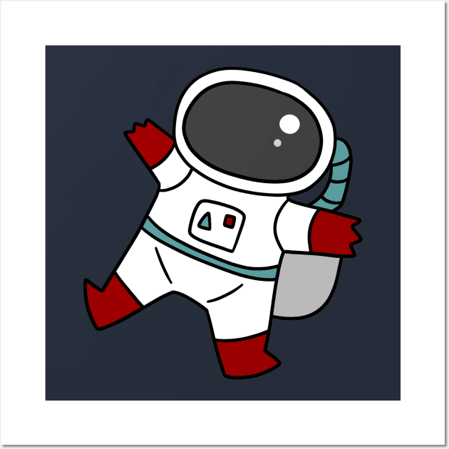 Little Astronaut Wall Art by saradaboru